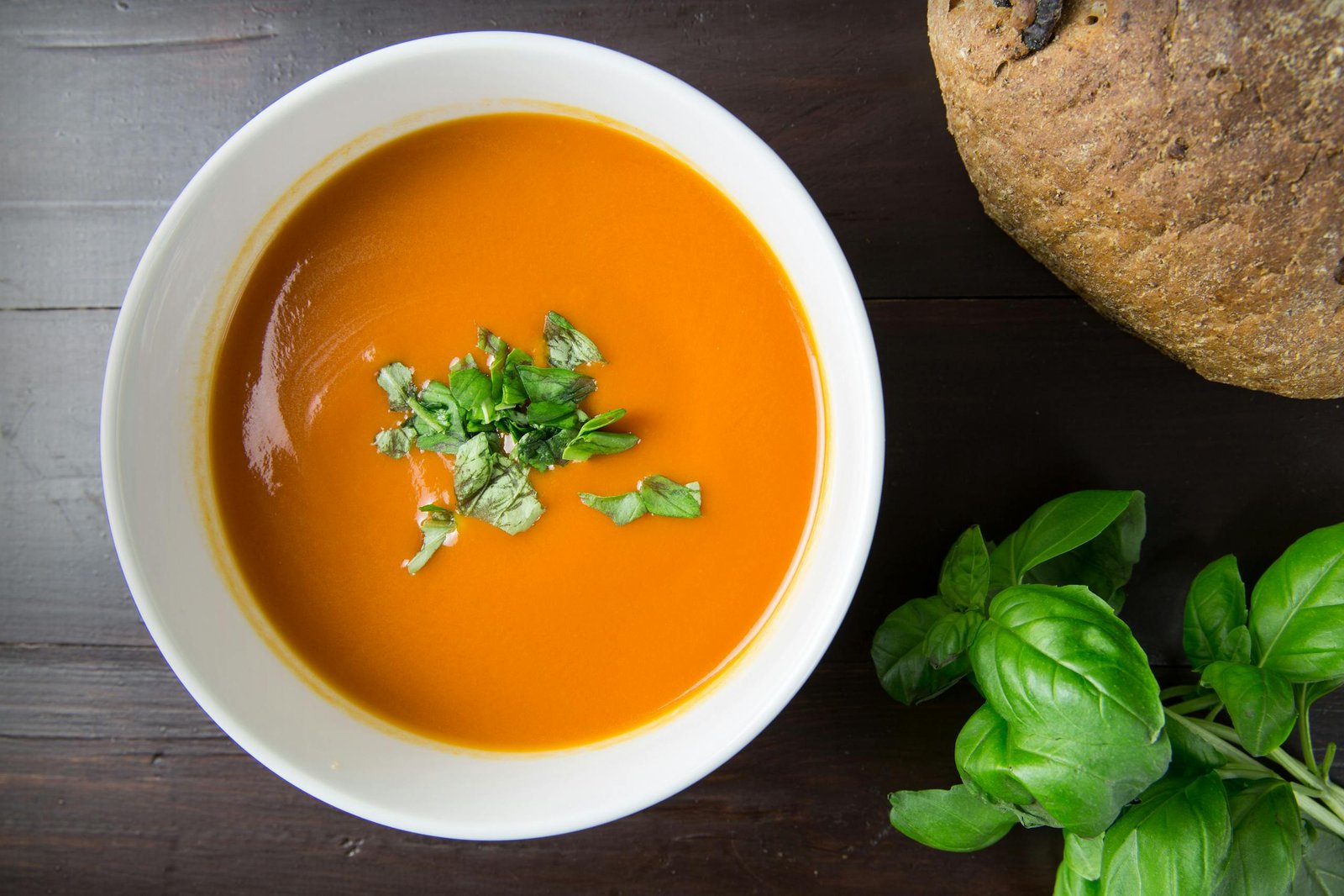 Soup and bread